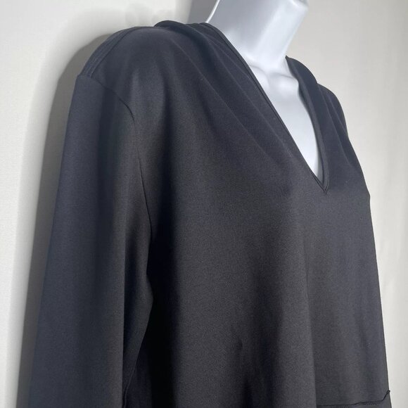 Isle by Melis Kozan Black Diamond Hoodie Hooded Tunic Sweatshirt - Picture 4 of 8